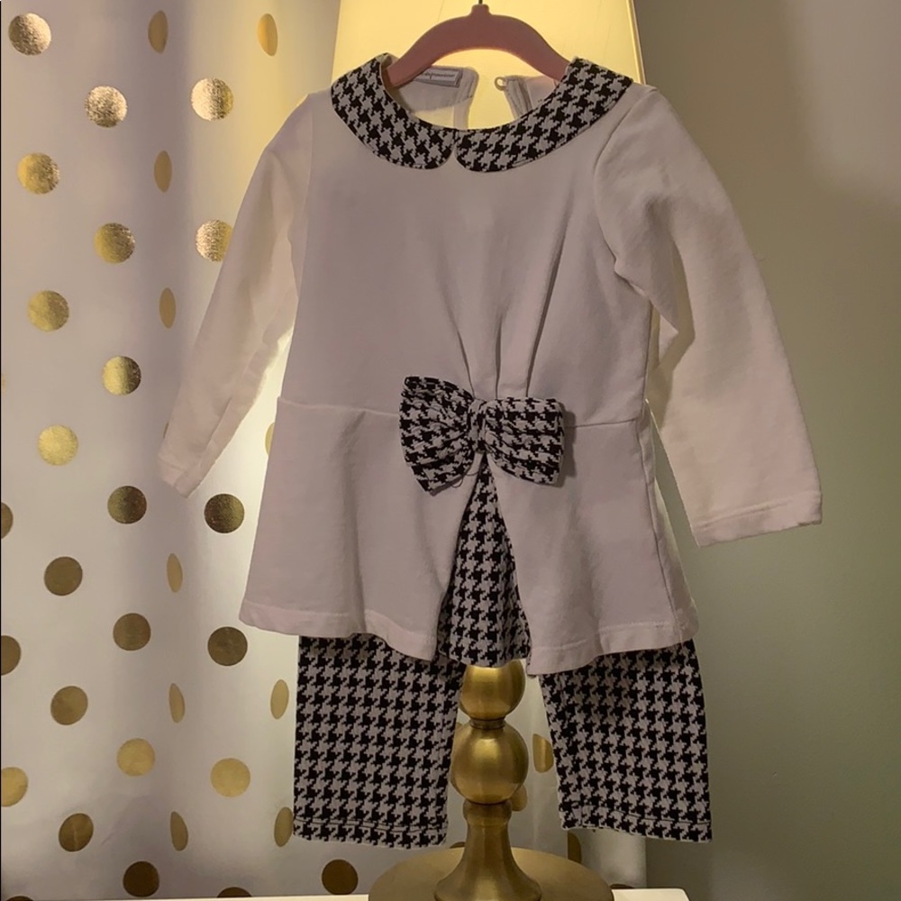 Houndstooth Pants Set